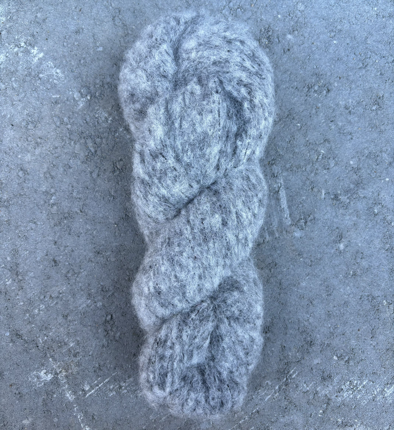 Gray Alpaca Yarn